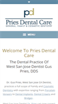 Mobile Screenshot of priesdental.com